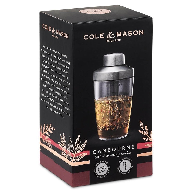 Dressing-Shaker Edelstahl 8.3x8.3x16 cm - Zubehör - Cole & Mason