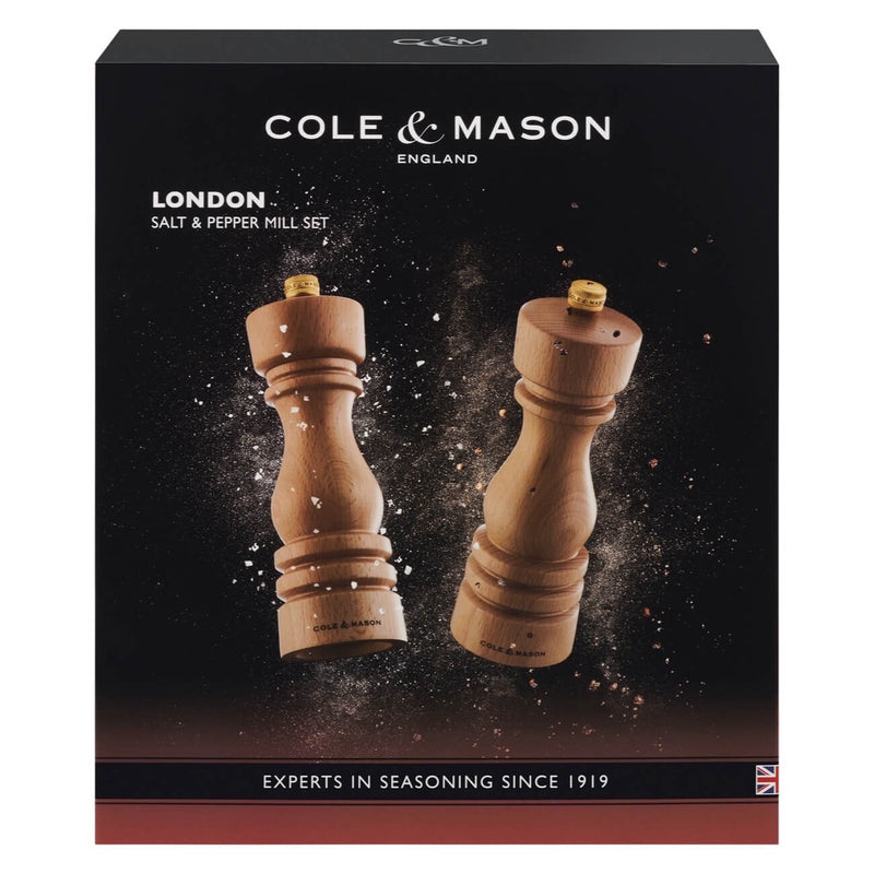 Pfeffer-/Salzmühlen Set London Buche - Zubehör - Cole & Mason