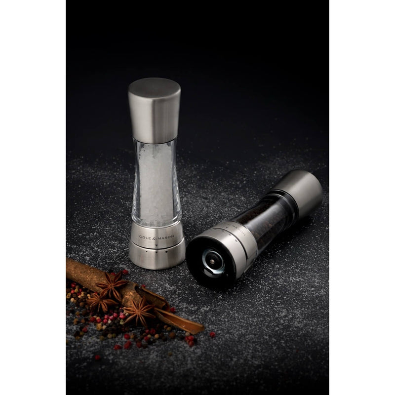 Salzmühle Derwent Edelstahl/Acryl 19x6x6 - Zubehör - Cole & Mason