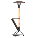 Heizstrahler Edelstahlrollen & Bodenplatte Edelstahl - Zubehör - Hämmerli Wärme