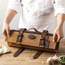 Messertasche Hellbraun - Bis zu 12 Messer - Zubehör - Ironwood