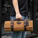 Messertasche Hellbraun - Bis zu 12 Messer - Zubehör - Ironwood