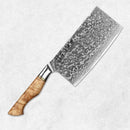 Damast Kochmesser | Griff aus Bergahorn - Zubehör - HEZHEN