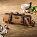 Messer Tasche hellbraun | für bis zu 12 Messer - Zubehör - HEZHEN