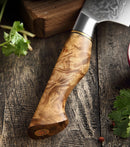 Damast Nakiri | Griff aus Bergahorn - Zubehör - HEZHEN