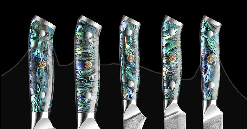 Damast Chefmesser | Pearl-Line - Zubehör - Ironwood