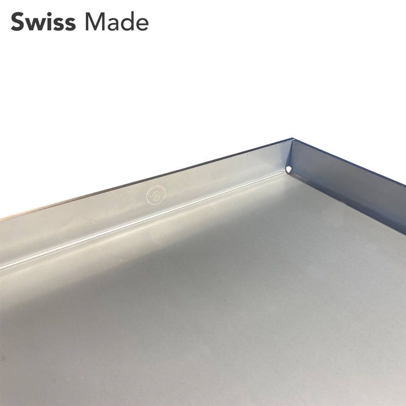 Plancha aus Edelstahl V2A | 26 x 44.5 cm - Zubehör - SwissPeaks