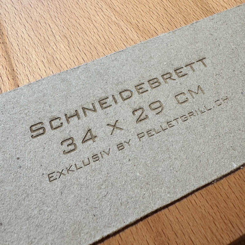 Schneidebrett Swiss Made - 34 x 29 cm - Zubehör - Pelletgrill.ch