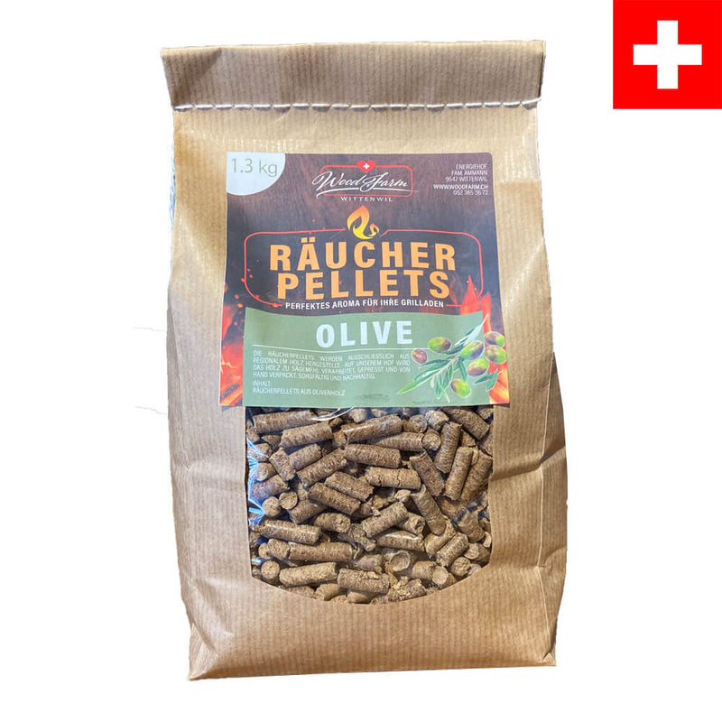 Olive | Räucherpellets Swiss Made - Pellets - Wood-Farm
