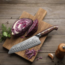Maikaruta - Damast Santoku Messer - Zubehör - Ironwood