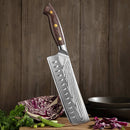 Maikaruta - Damast Nakiri Messer - Zubehör - Ironwood