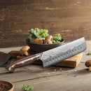Maikaruta - Damast Nakiri Messer - Zubehör - Ironwood