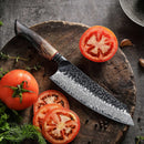 Shirakashi - Damast Santoku Messer - Zubehör - Ironwood