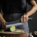 Shirakashi - Damast Nakiri Messer - Zubehör - Ironwood