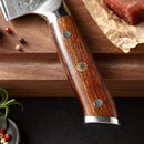 Damast Chefmesser 8" | Wüsteneisenholz - Zubehör - XINZUO