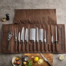 Messertasche Braun - Bis zu 12 Messer - Zubehör - Ironwood