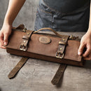 Messertasche Braun - Bis zu 12 Messer - Zubehör - Ironwood