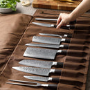 Messertasche Braun - Bis zu 12 Messer - Zubehör - Ironwood