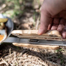 Holzgriff für schmiedeeiserne Pfannen