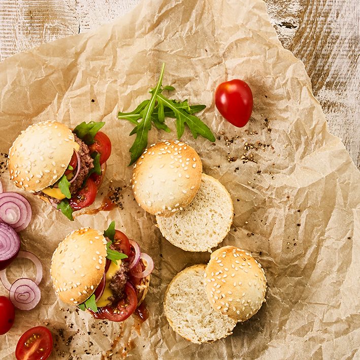 Brötchenblech Mini Burger | für 12 Stück - Zubehör - RBV-Birkmann