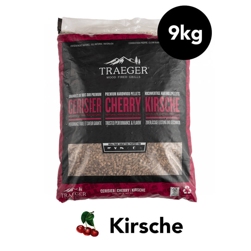 Pellets Kirsche (9kg) | FSC - Pellets - Traeger