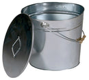 Ascheneimer mit Deckel verzinkt | 15 Liter - Zubehör - Lienbacher