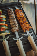 Grillschwert aus Edelstahl - 3 Stück - Zubehör - Grillrost.com