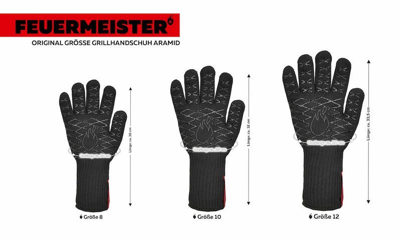 Grill-Handschuhe | Grösse 8 - Zubehör - Feuermeister