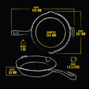 Gusseisernes Pfannenset (5 Teilig) - Zubehör - Pit-Boss