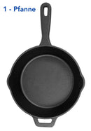 Gusseisernes Pfannenset (5 Teilig) - Zubehör - Pit-Boss