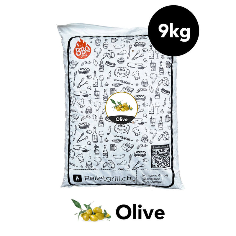 Pellets Olive (9 kg) - Pellets - Pelletgrill.ch